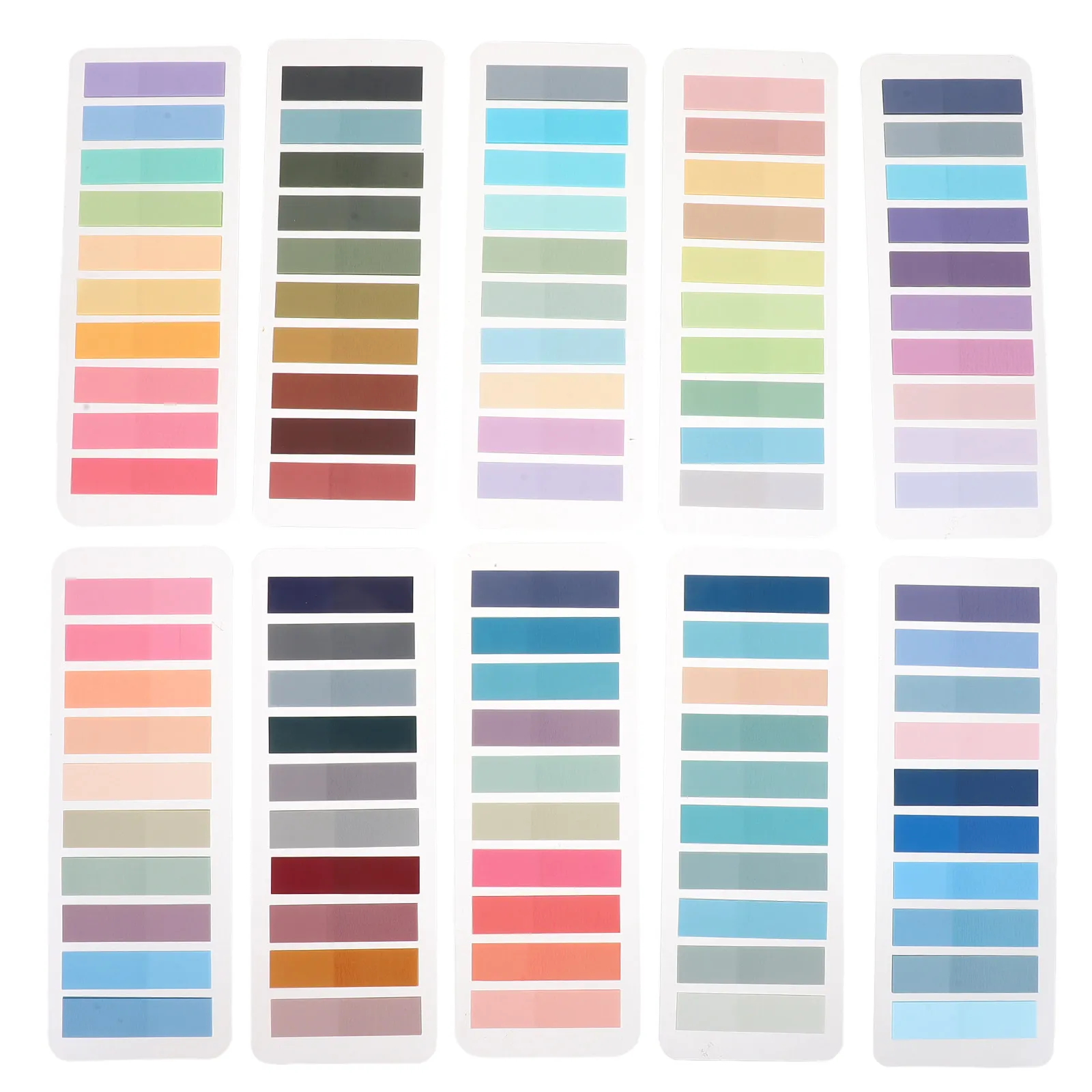 

2000Pcs Index Tabs Sticky Removable Colored Page Flags for Note Taking Textbook Annotation Planner School Organizers