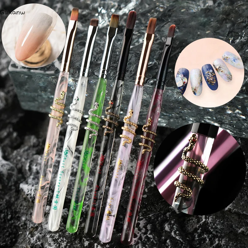 

Year Of The Snake Nail Brush Liner Diy Painting Pen Manicure Acrylic Drawing Brush For Nail Art Design Nails Tip Painting Tool