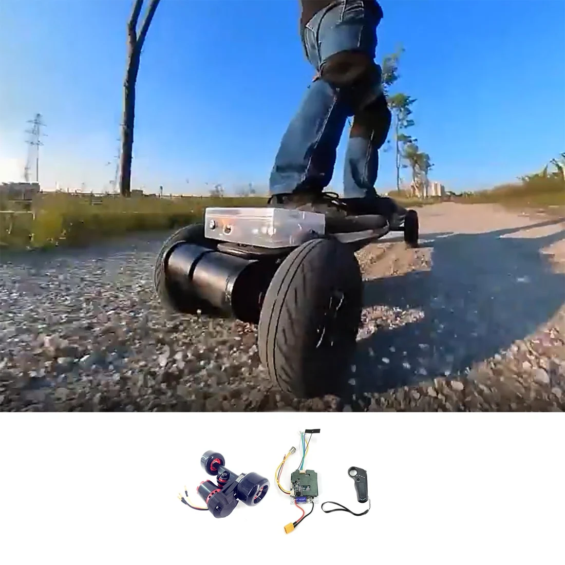 

5065 Кронштейн двигателя с одним приводом, 5 дюймов, 48T, 16T, 72X44 мм, детали кронштейна для электронного скейтборда, A