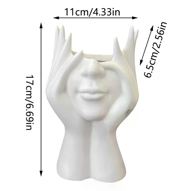 Makeup Storage Pen Holder Nail Brush Cosmetic Cup For Dressing Table Cosmetic Storage Creative Face Makeup Brush Holder Storage