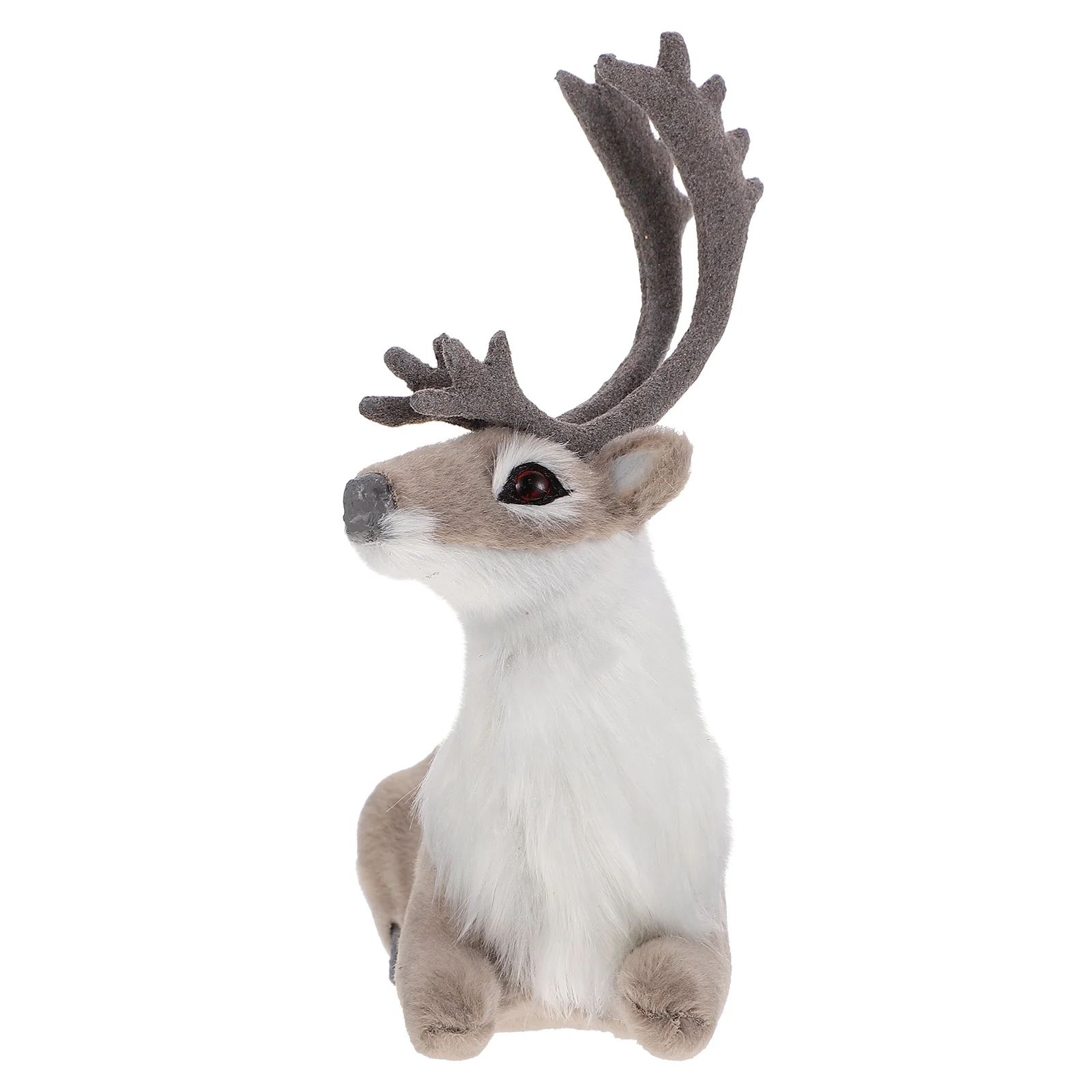 

Simulation Elk Decoration Realistic Deer Ornament Animal Models Candies Xmas Christmas Tree Static Applique Wild