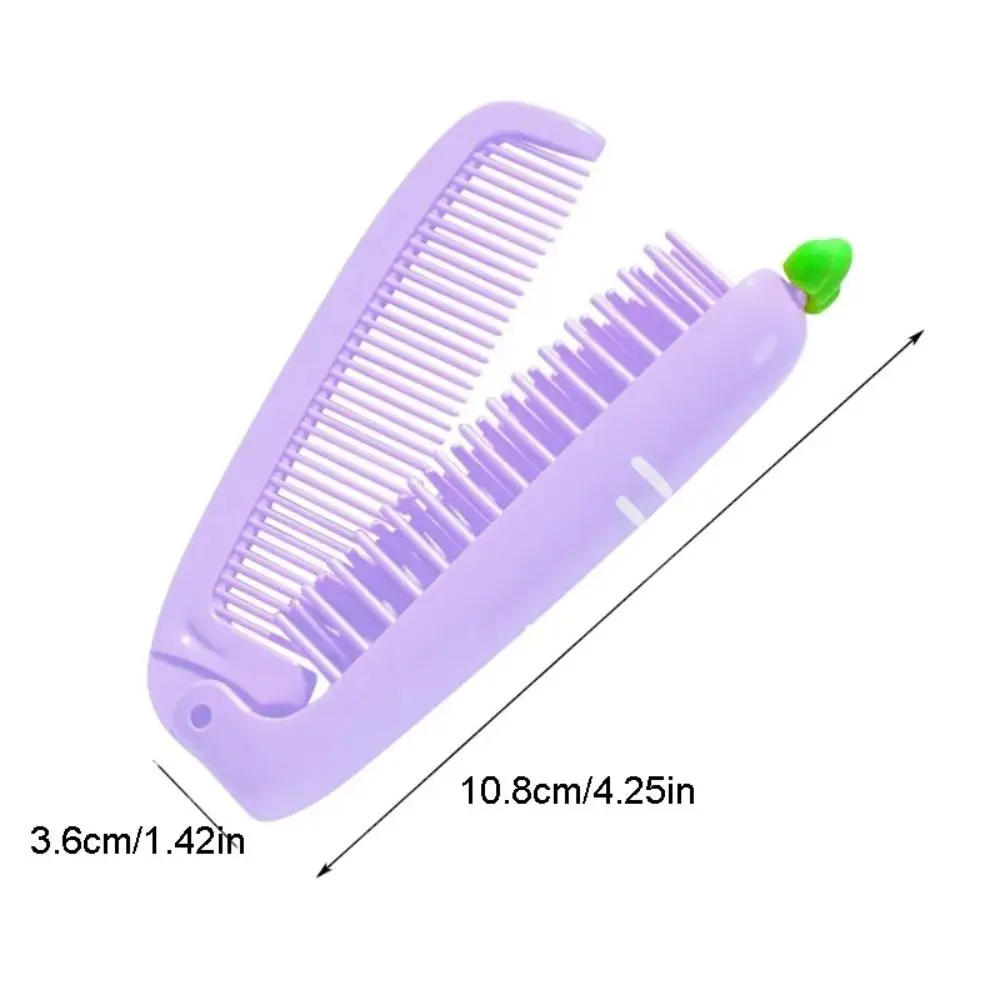 Portable Soft Tooth Comb for Children Hair Brushes Cute Cartoon Folding Comb for Kids Boys Girls Baby Hair Care Brushes and Comb