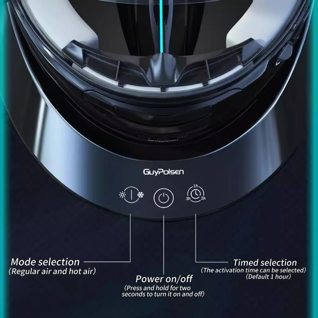 

Motorcycle helmet quick-drying dryer, sterilization, disinfection, cleaning, deodorization, drying and purification device