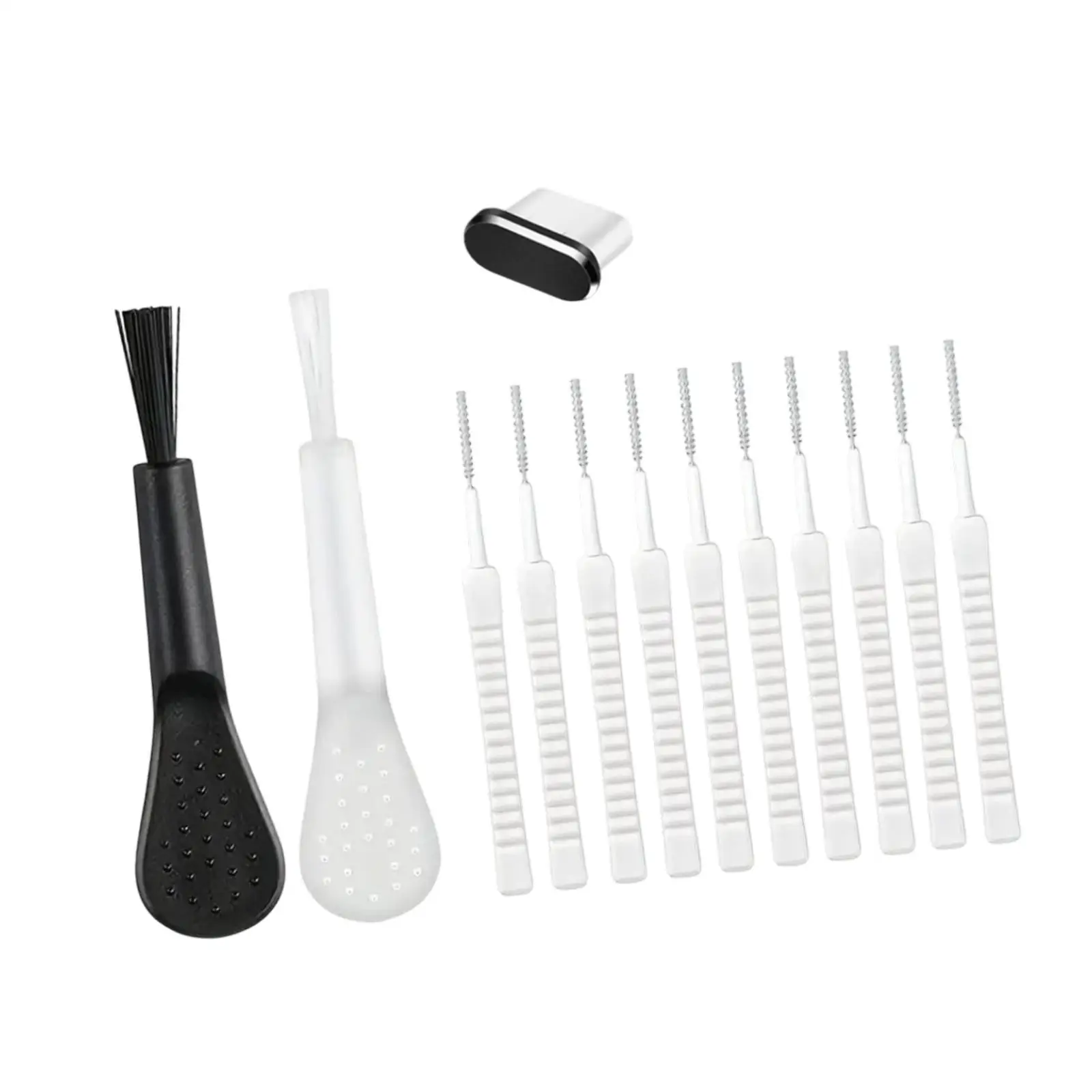 Anti Clogging Phone Port Cleaning Brush Kit for Smartphone Charging Ports and Keyboard Cleaning Tools Universal Fit Compact