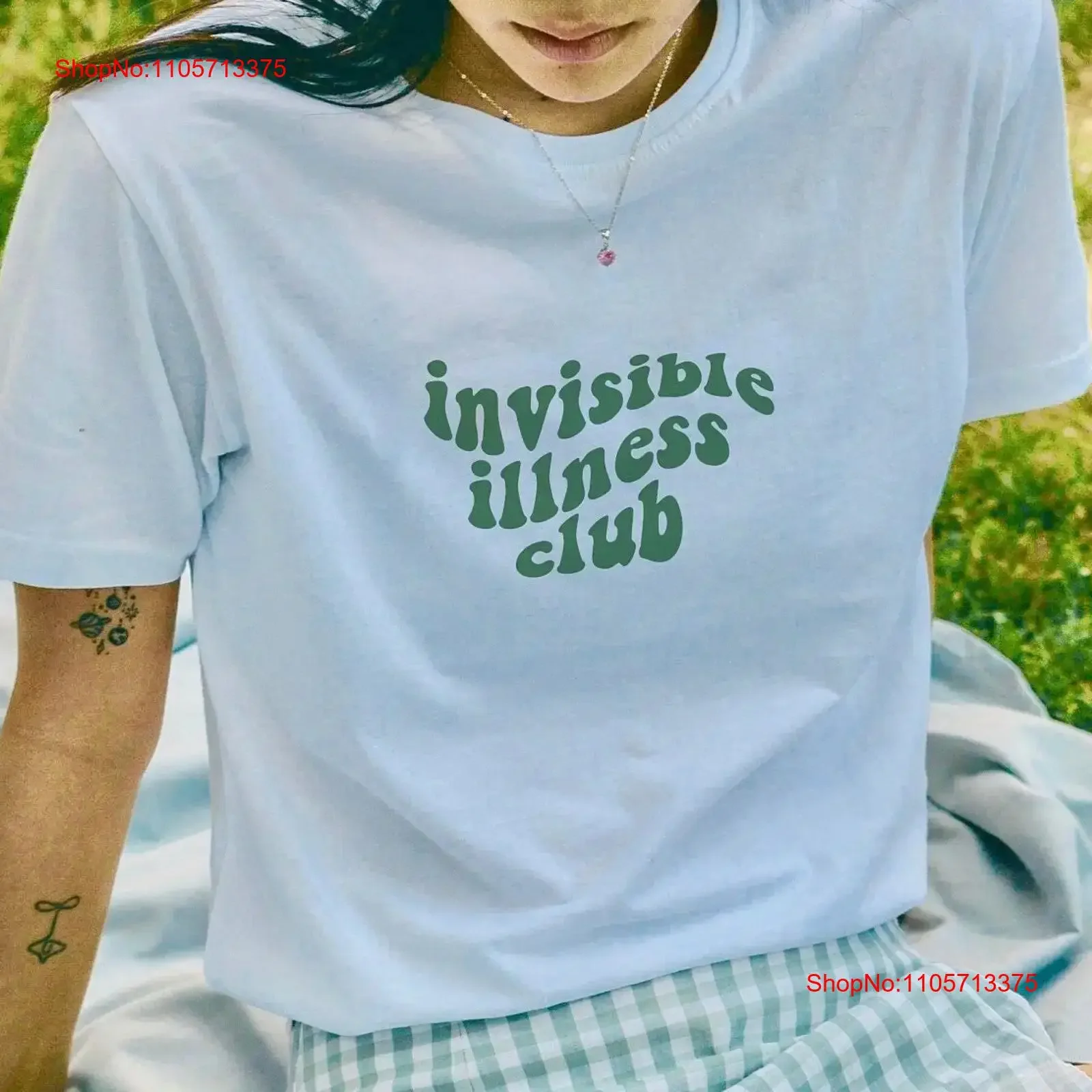 Invisible illness club shirt disability awareness medical mental health lupus special needs chronic vintage Washed Slightly