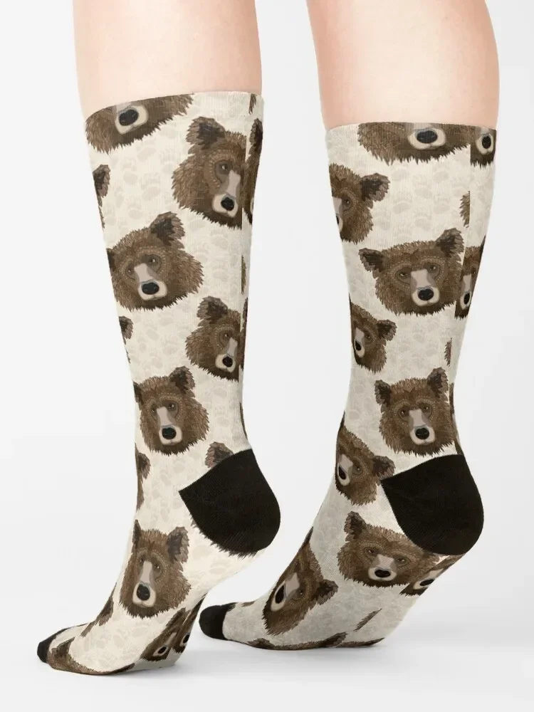 Grizzly Bear Socks new in's anti-slip Man Socks Women's