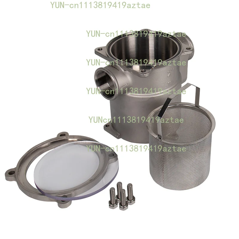 2 Inch Marine Sea Water Strainer Filter 316L Stainless Steel Corrosion Resistant for Boat Engine Pump System