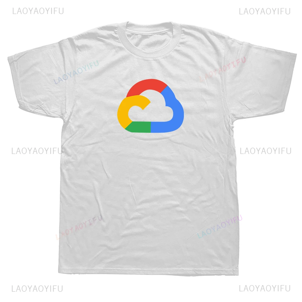 Hot Sale Google Cloud Design Funny Men T Shirt Casual Fashi…