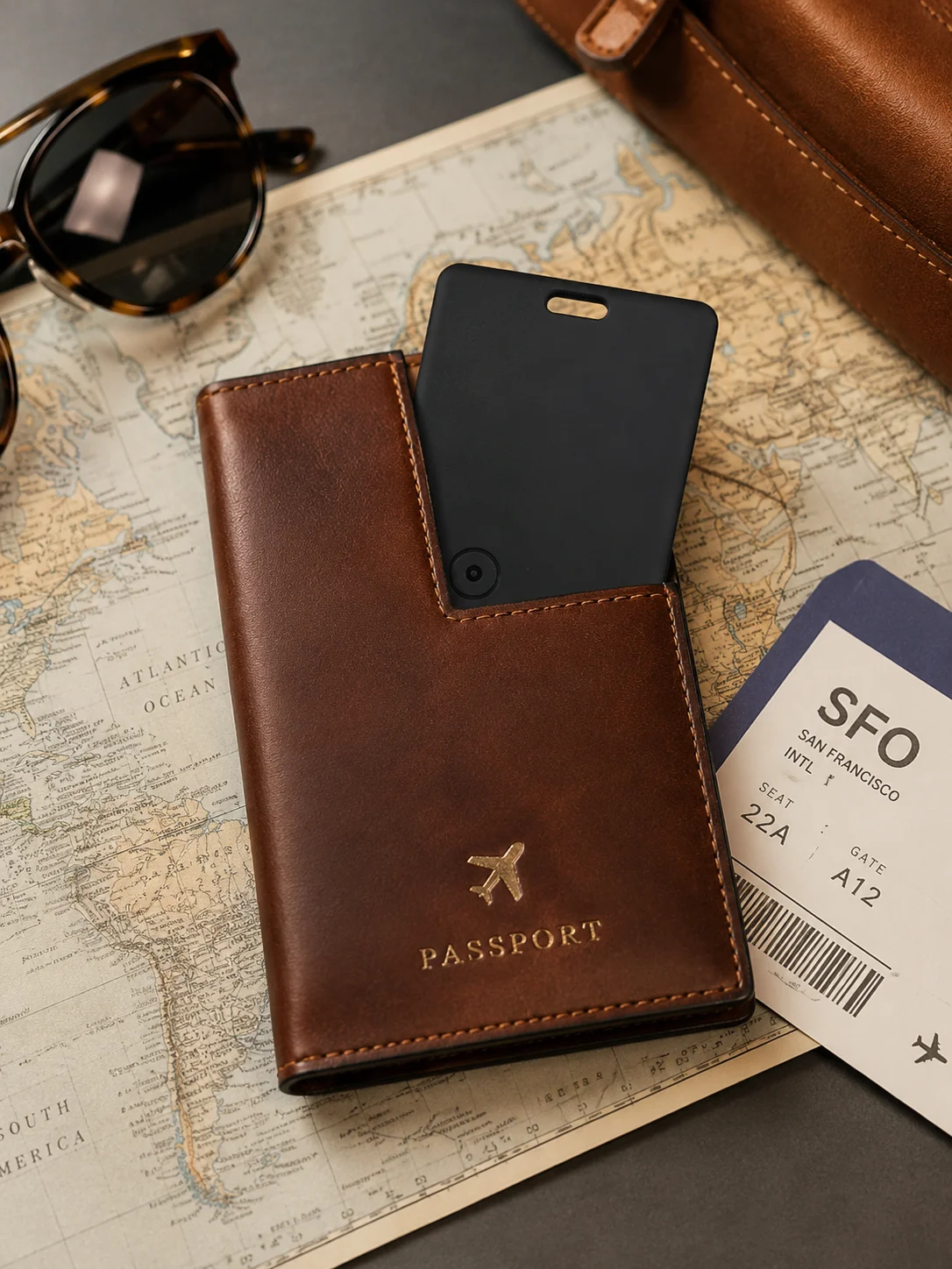 Ultra Thin Credit Card Size Wallet Tracker, Bluetooth Anti-Lost Locator Compatible with Apple Find My & Android Devices, Smart T