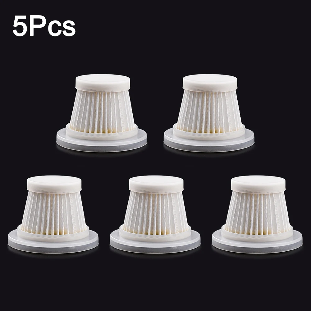 Filtre d'aspirateur de voiture sans fil, filtre lavable, élément filtrant réutilisable, outil d'aspirateur à main 5/10 pièces