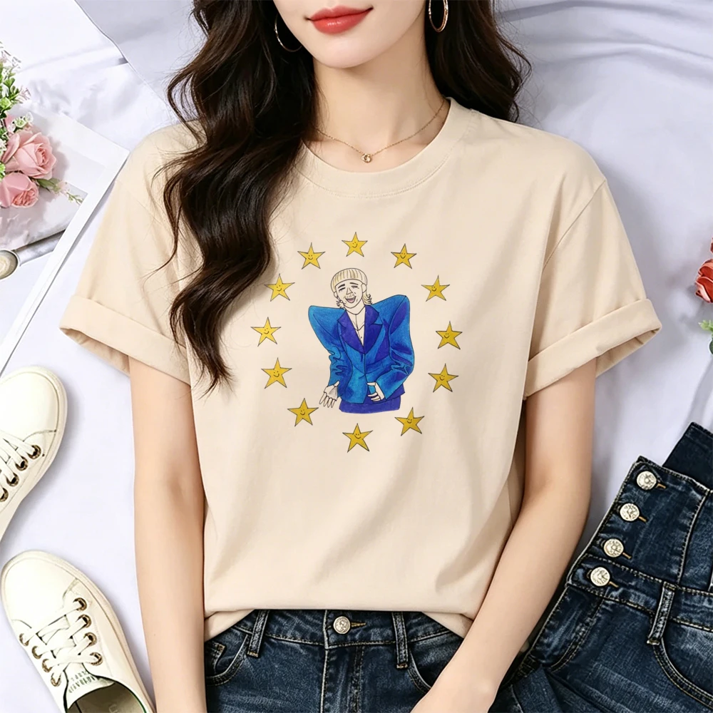 Joost Klein tshirt female funny baddie emo shirt meme Psychedelic cutecore scene  gothic