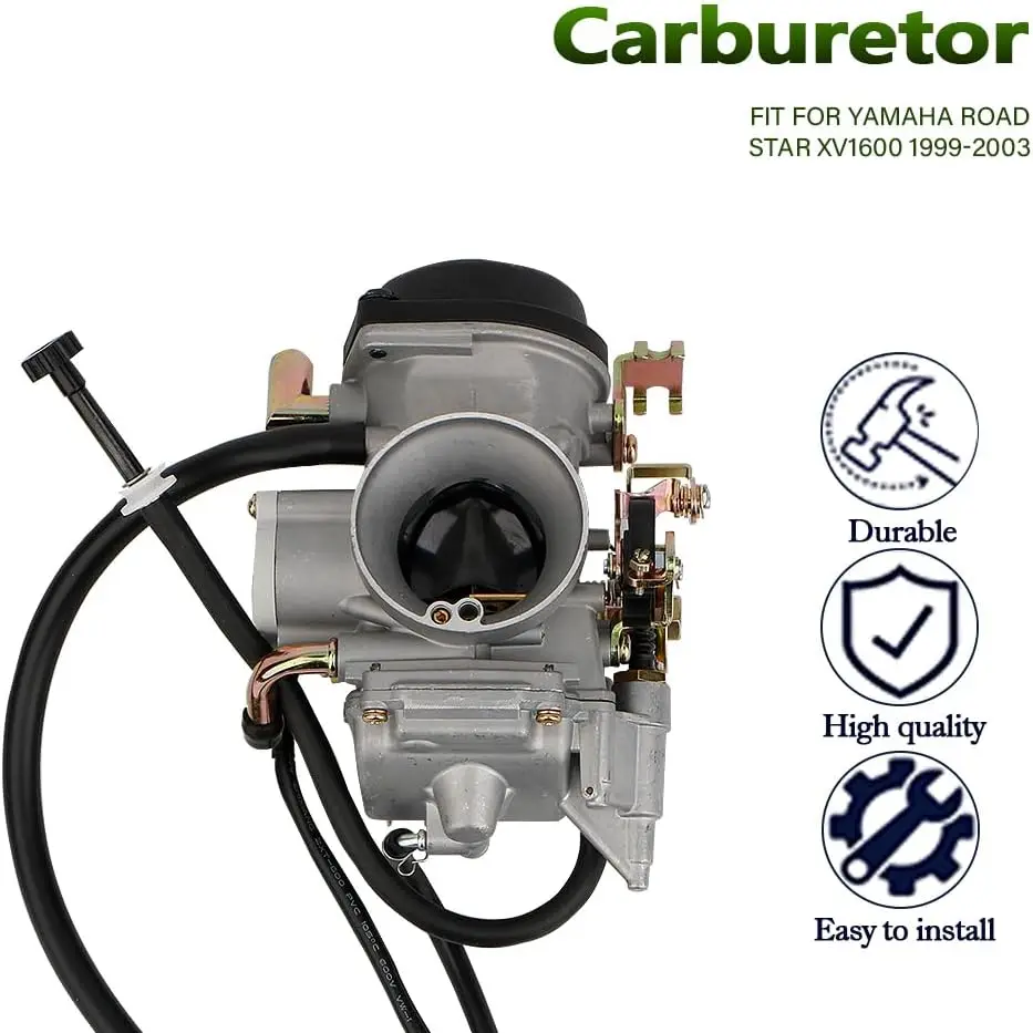 For 4WM-14101-03-00 Carburetor With Intake Manifold fit for Yamaha Road Star XV1600 XV1600a 1999-2003, Road Star XV1700 2002-201