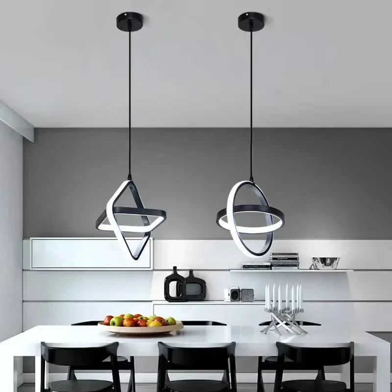 Imagem -02 - Modern Led Pendant Light Luminária para Sala de Estar Mesa de Jantar Quarto Cabeceira do Teto Lustre Decoração para Casa Interior