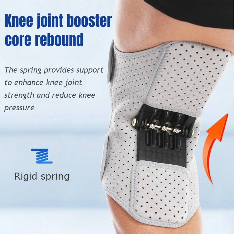 Knee Protection Booster Power Support Knee Pads Powerful Rebound Spring Force Reduces Soreness Old Cold Leg Protection