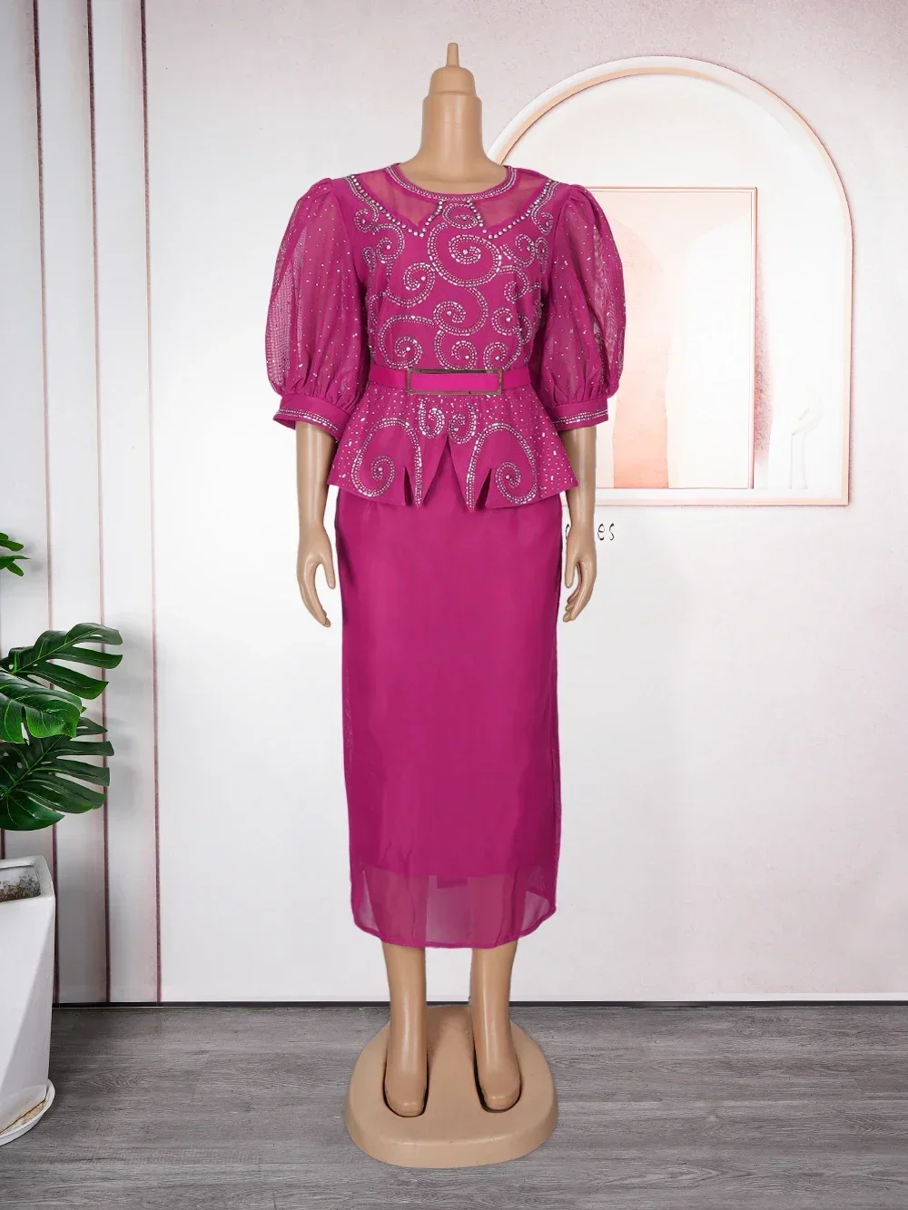 Outfits Plus Size African Party Dresses for Women 2025 New Fashion Dashiki Ankara Wedding Evening Gown Elegant Muslim Maxi Dress