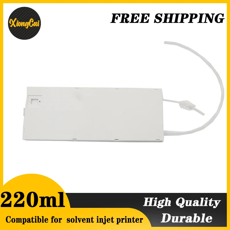 

Сольвентный струйный принтер, 220 мл, прозрачный картридж с чернилами и сумкой