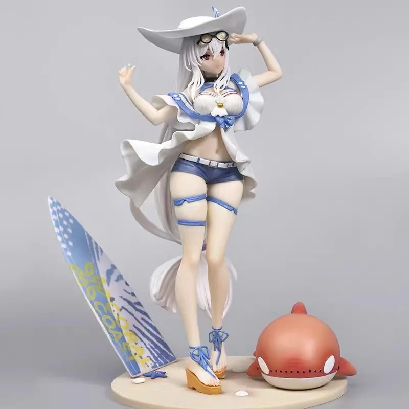 Arknight Skadi Ver Beach – maillot de bain d'été, figurine de dessin animé périphérique, modèle de collection, décoration de bureau, boîte cadeau pour les Fans