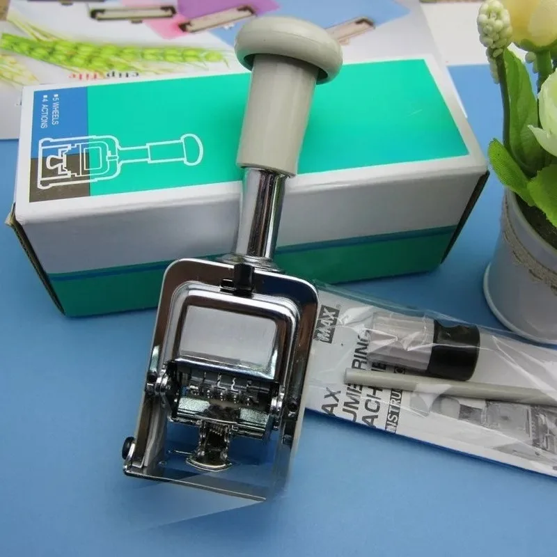 Automatic numbering machine, automatic numbering code seal