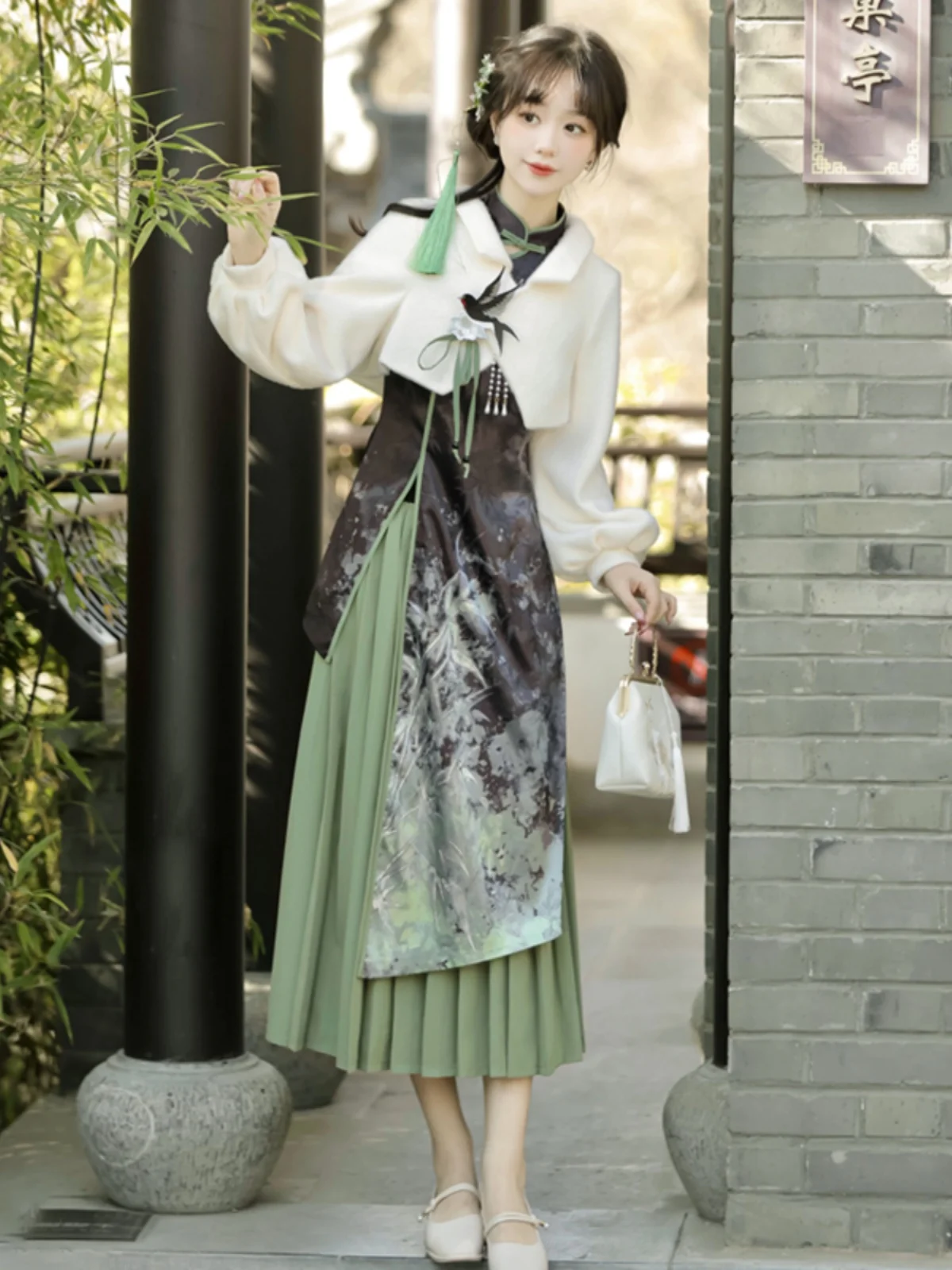 Improved Cheongsam New Chinese Style Dress Suit