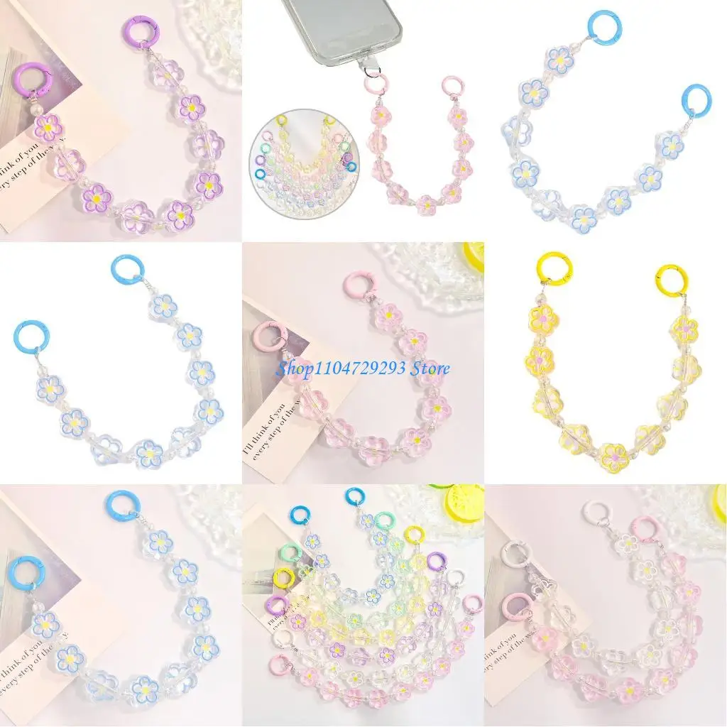 Y2GD Beaded Phone Strap, Multipurpose Mobile Decoration Trendsetting Beaded Phone Cord for Smartphones Daily Travel Use