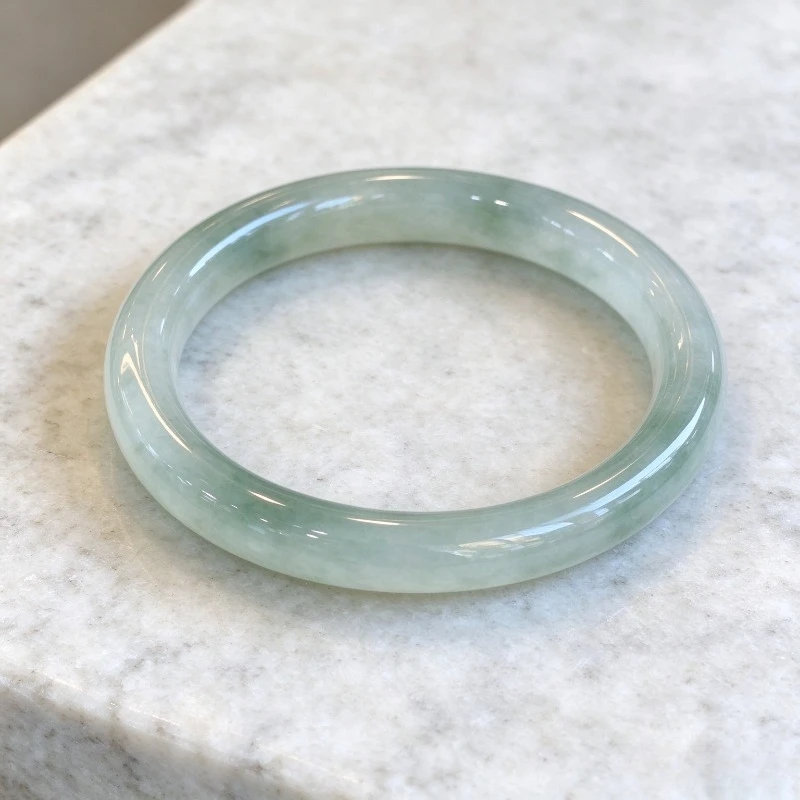 Classic Daily Tianshan Jade Bracelet, Warm and Elegant Jewelry
