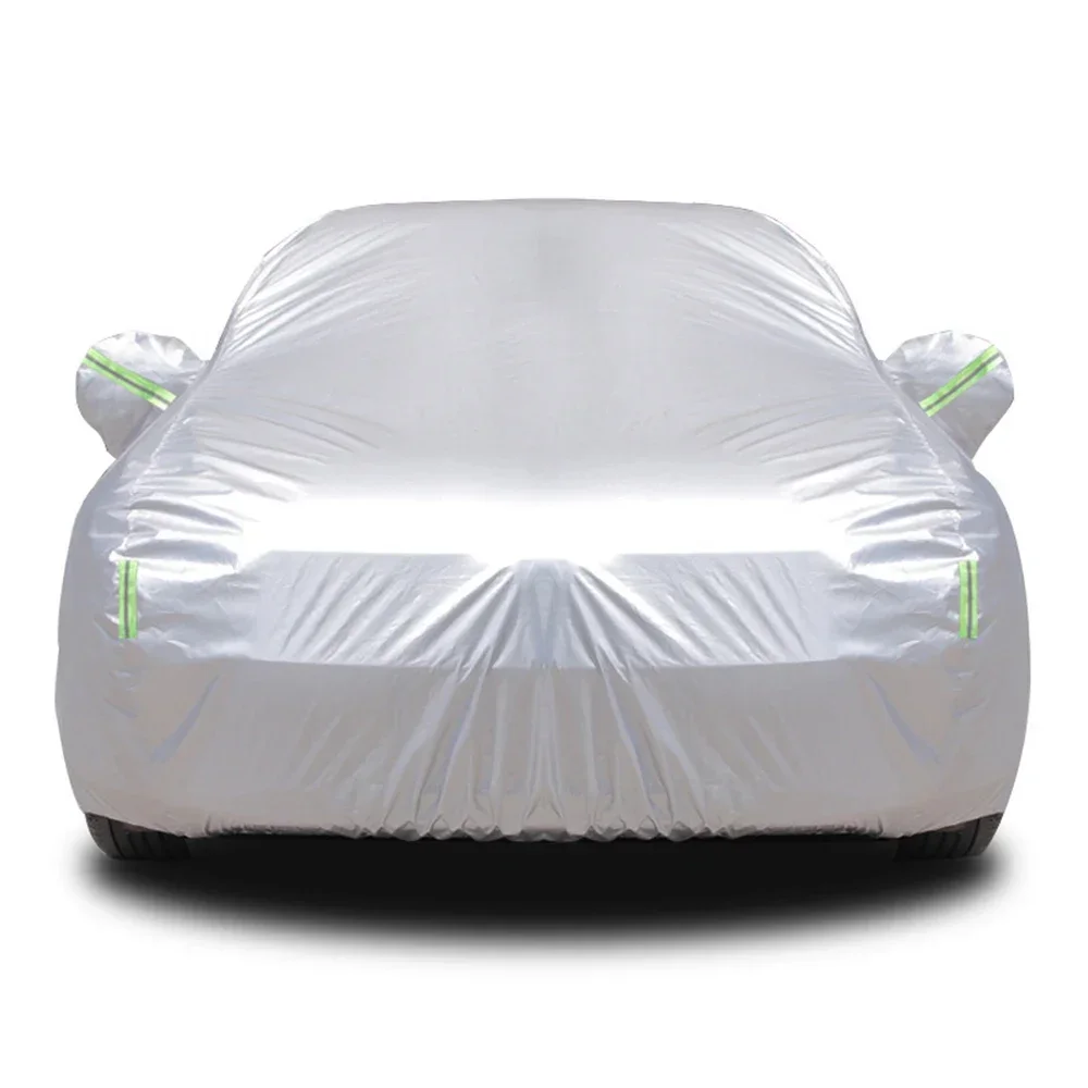 

Car Covers Waterproof Auto Sun Full Cover Protector Universal Fit For SUV Sedan 6 Size Snow Dust Rain Snowproof Car