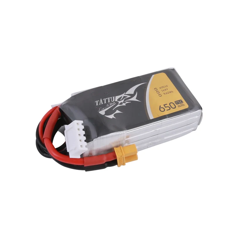 Upgrade TATTU 650mAh 3S/4S 11.1/14.8V 75C Lipo Battery With XT30/XT60 Plug For RC Helicopter Quadcopter FPV Racing Drone Parts