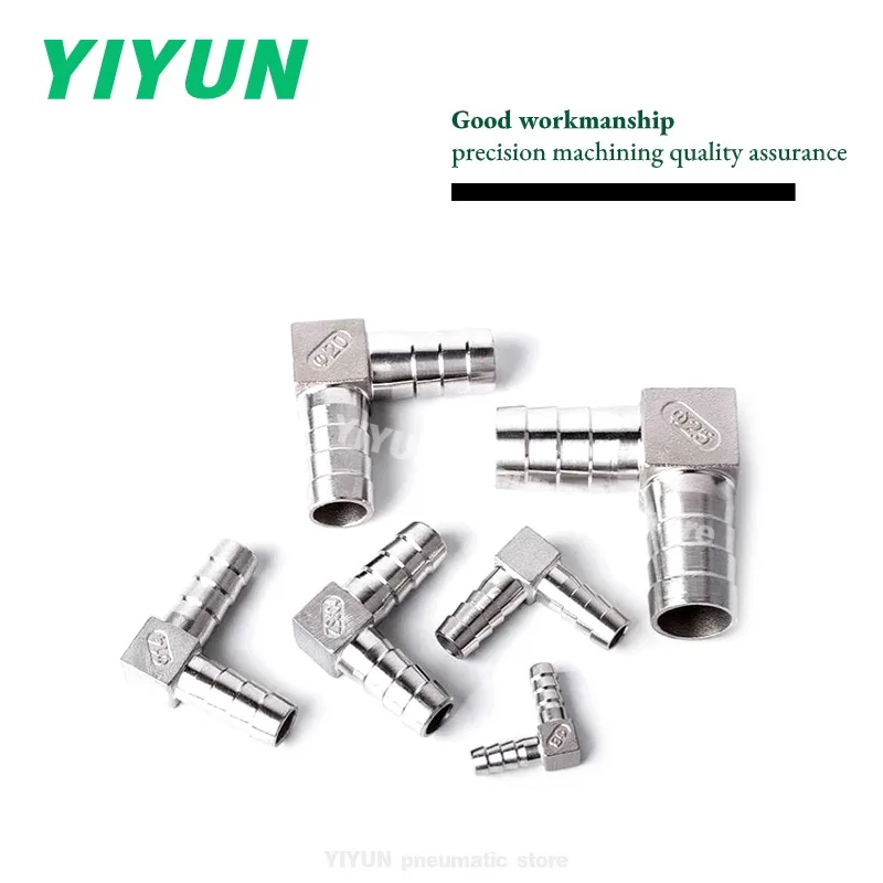 6mm 8mm 10mm 12mm 13mm 14mm 15mm 16mm 19mm 20mm 25mm 32mm 40mm 304 Stainless steel  Double head pagoda elbow