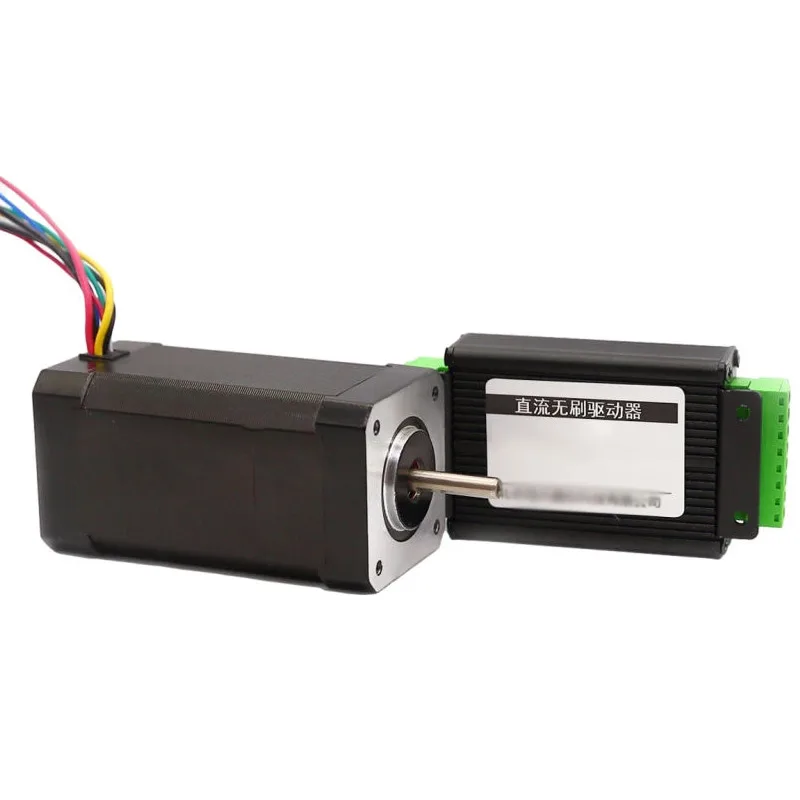 42BL Brushless Mini DC Motor 24V 33 50 63W 4000rpm Low-power High-speed Brushless Hall DC Motor With Mini Driver Kit