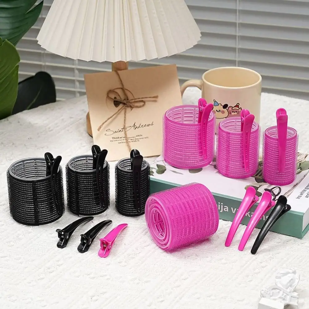 

50Pcs 4 Sizes Rollers Self-Grip Hair Rollers Set DIY Heatless Curly Hair Roller Hair Partition Clip Lightweight