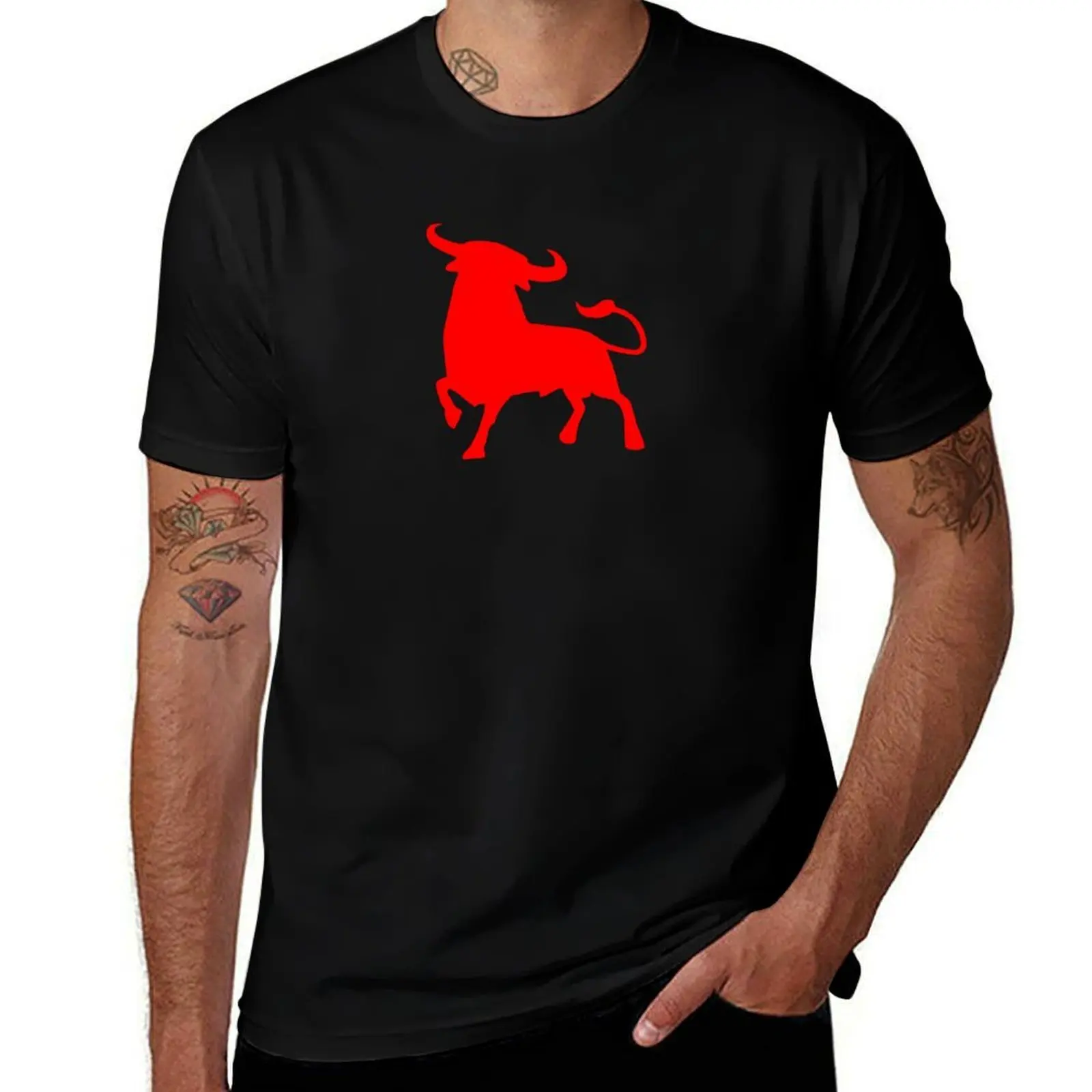 bull feria espagne spain T-Shirt Casual Basic Short Sleeve T-Shirt