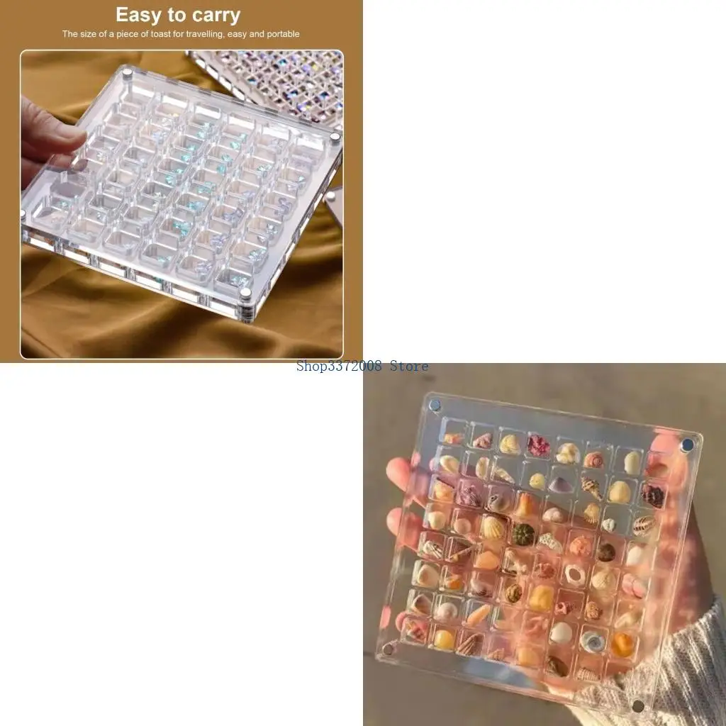 Practical Acrylic Shell Box Holder for Marine Enthusiasts
