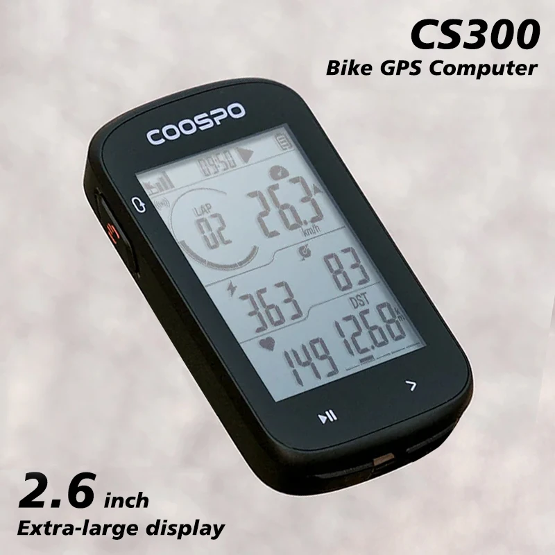 COOSPO CS300 GPS велосипедный компьютер беспроводной ANT + Bluetooth 40H аккумулятор 2,6 