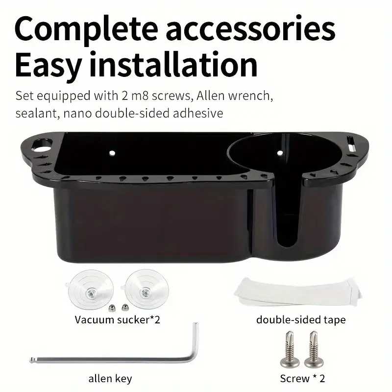 Marine Storage Caddy Box Can Cup Holder Phone Drink Box Organizer Boat Marine Yacht Pontoon Fishing Cabin Universal Multifunctio