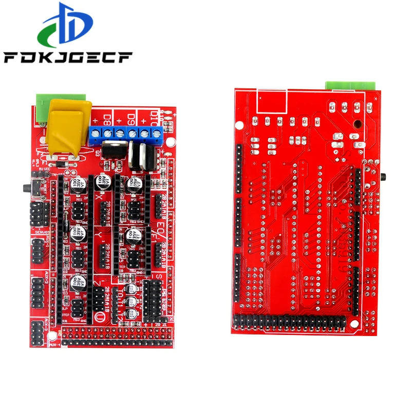RAMPS 1.4 Panel Part Motherboard 3D Printers Parts Shield Red Black Controls