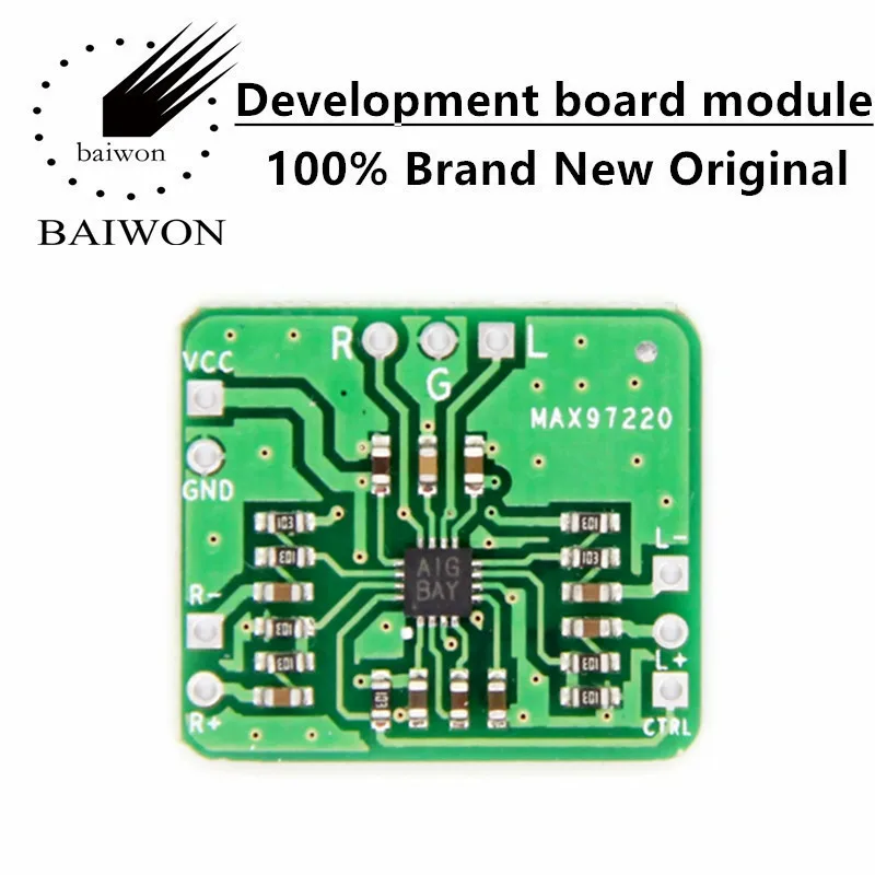 Differential to balanced single ended output headphone amplifier HIFI power amplifier board MAX97220 input 2.5-5.5V