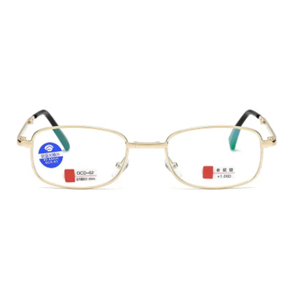 2019 Promotion Gafas De Lectura Claravida Portable With Case Gold Reading Glasses For Men For Women+1 +1.5 +2 +2.5 +3+ 3.5 +4