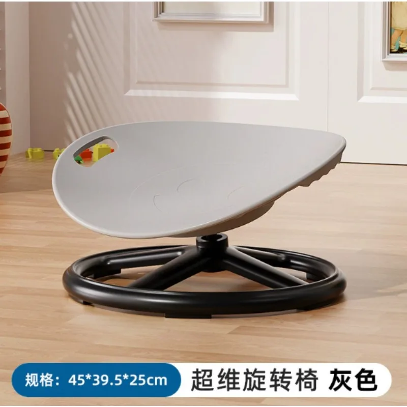 Ergonomic Swivel Sensory Chair - Eggshell Design, Anti-Slip Base & Durable Plastic. Manual Use, No Electricity Needed.