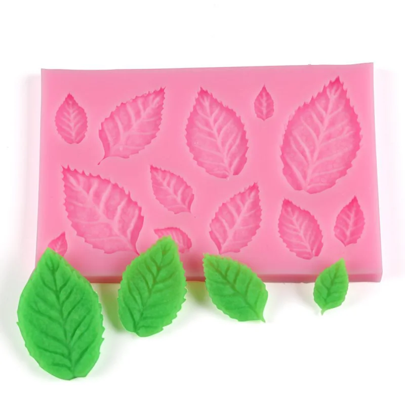 Tree Maple Leaf Mold Silicone Fondant Cake Decorating Tools Chocolate Baking Mould 3D Sugarcraft Resin Clay Homemade Bakeware