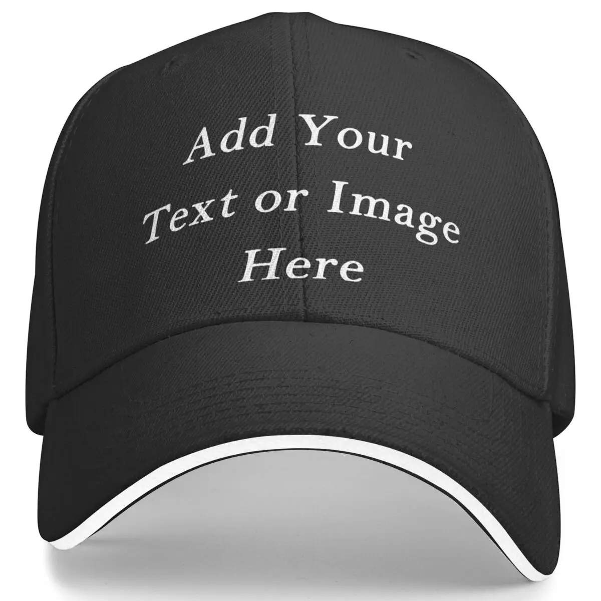 Custom Baseball Cap with Your Text Personalized Adjustable Trucker Hats Customizable Casual Sun Peak Hat for Gifts Golf Cap