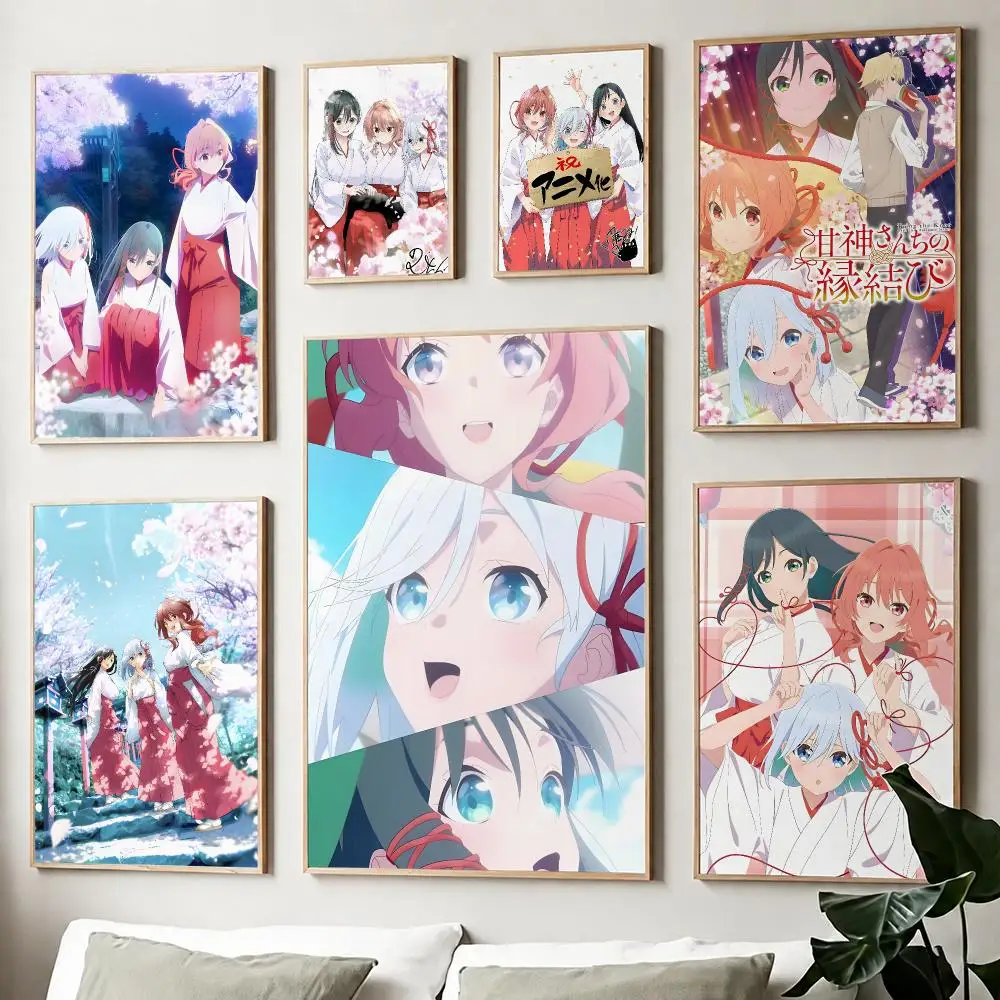 RomCom Shrine Tying the Knot with an Amagami Sister Poster Fancy Poster American Film Mural Home Childrens Room Wall Decor Print