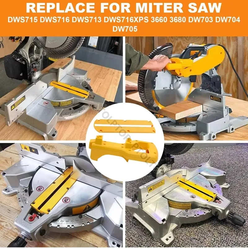 

146726-02 Miter Saw Replacement Cutout Plate for Dewalt DW716 DW705 DW704 DW703 Miter Saw Handle Replacement