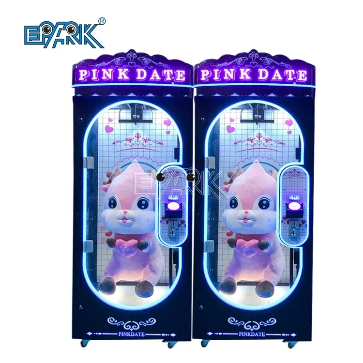 

Coin Operated Arcade Pink Date Cut Your Prize Machine Claw Gift Game Machine Toy Vending Claw Machine