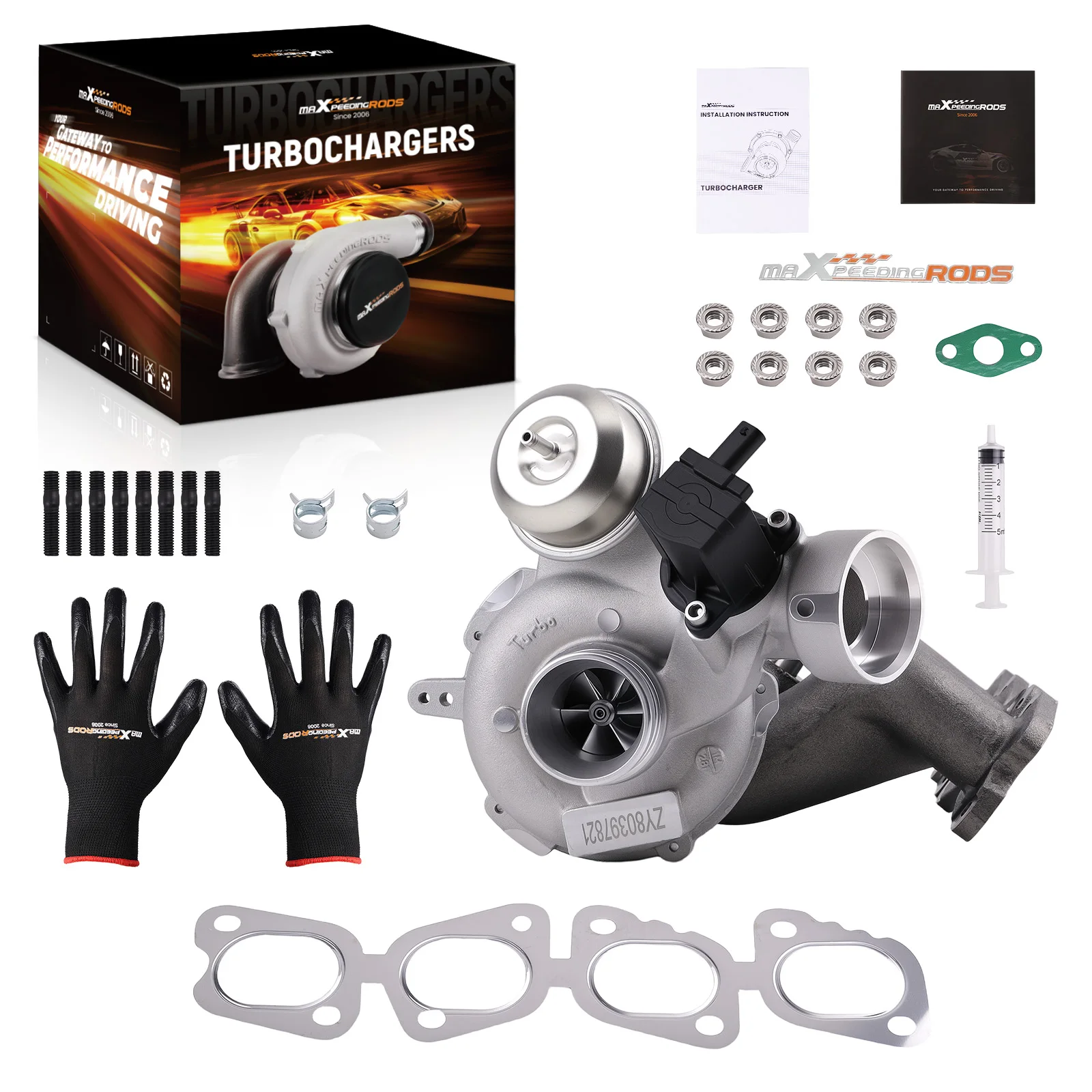 RHF4 Turbo For Mercedes-Benz C300 4Matic C350e E300 2.0L L4 Fuel Water Cooling 2740902480 AL0072