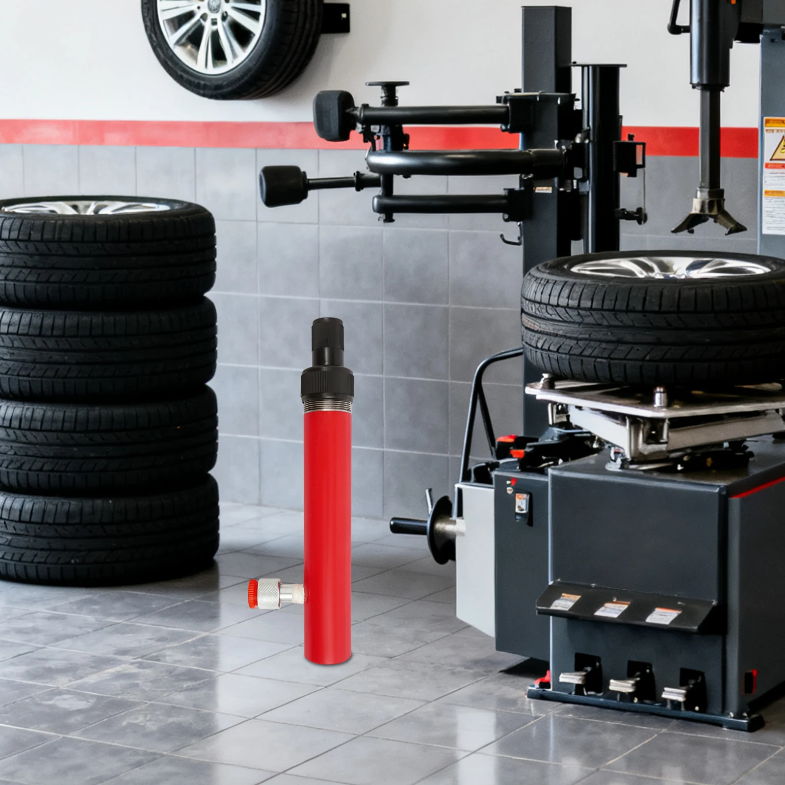 4 طن الثقيلة جاك تقف محرك هيدروليكي 4.92 بوصة رفع المدى الحمولة تسرب كفاءة رفع آمنة مستقرة سهلة الحمل الاستخدام #5