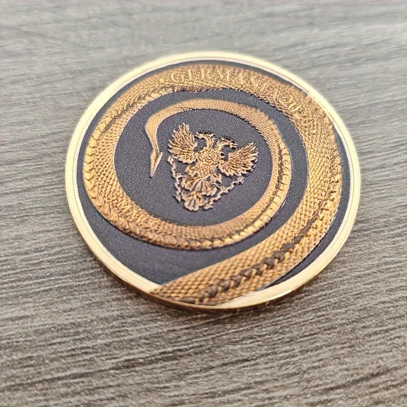 Lucky Dragon Coin Embossed Commemorative Medal Souvenir Coin