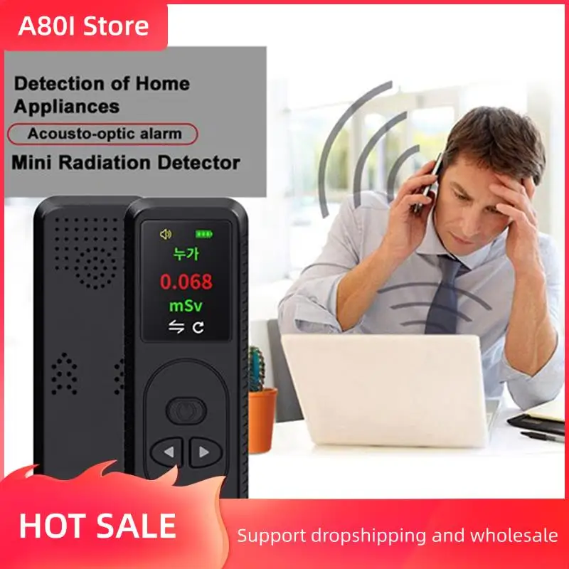 

A80I NEW Geiger Counter Nuclear Radiation Detector X-Ray Beta Gamma Electromagnetic Durable White