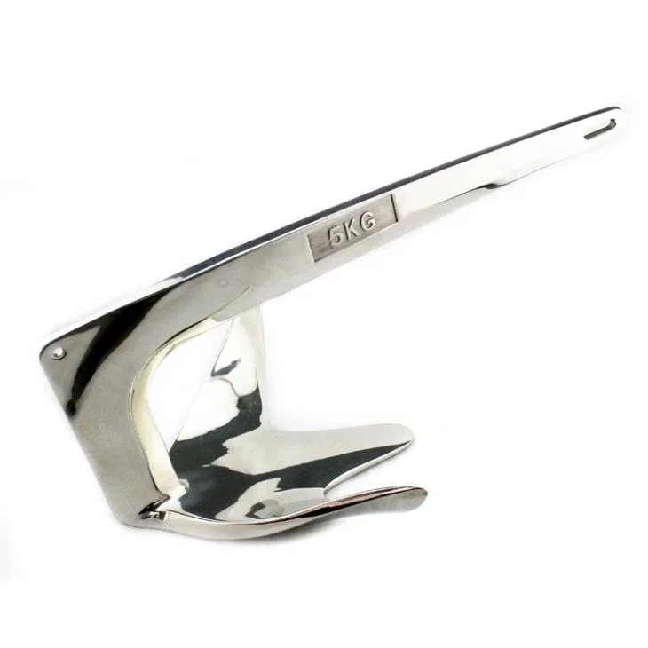 

Hot Selling 15kg Stainless Steel 316 Marine Boat High Polishing Mirror Bruce Anchor