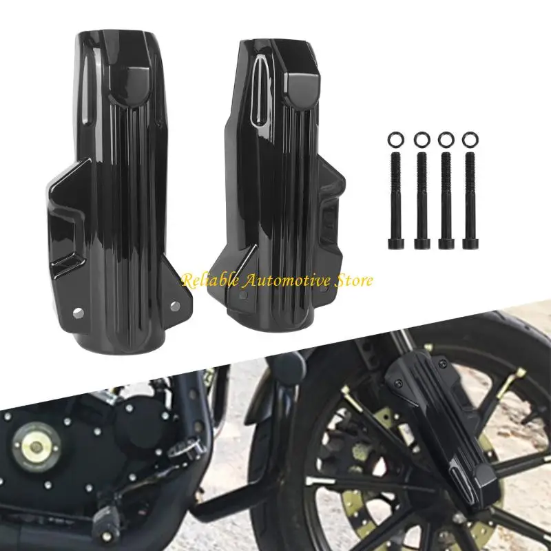 M68B Impact Resistant ABS Front Fork Dust Guard For Bikes 14 To 22 Year Easy Mount