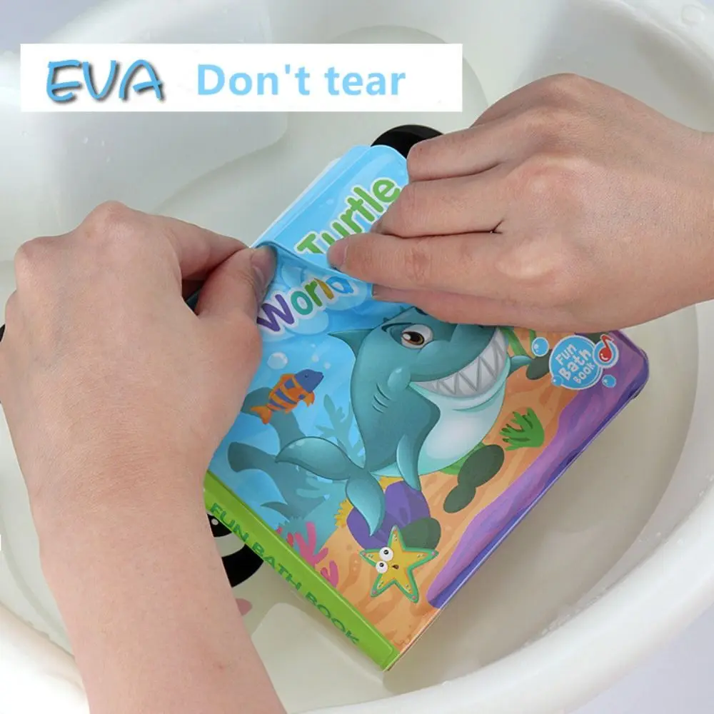 EVA Bath Book Visual 4-6 Years Old 3D Cloth Book Early Educational Toys Auditory Training Floating Cognize Book Toddlers